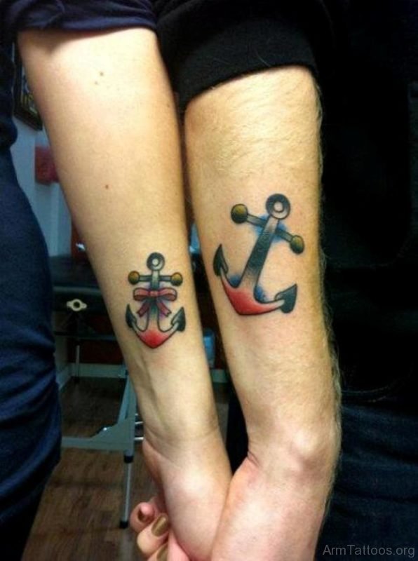 Pretty Anchor Tattoo