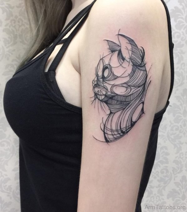 Pretty Cat Tattoo