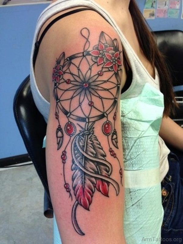 Pretty Dreamcatcher Tattoo 