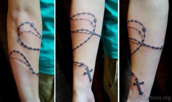 Pretty Rosary Tattoo