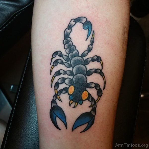 Pretty Scorpion Tattoo 