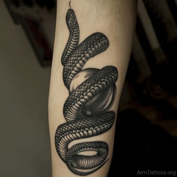 Pretty Snake Tattoo 