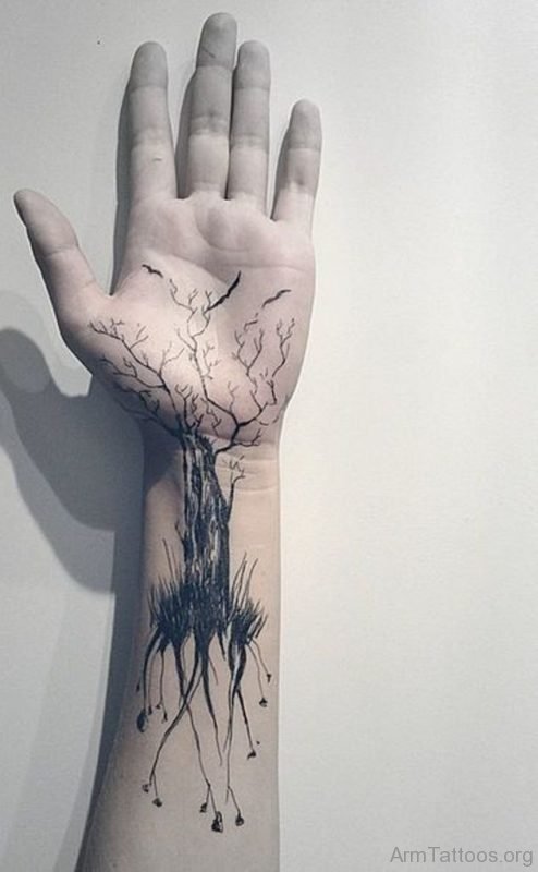 Pretty Tree Tattoo