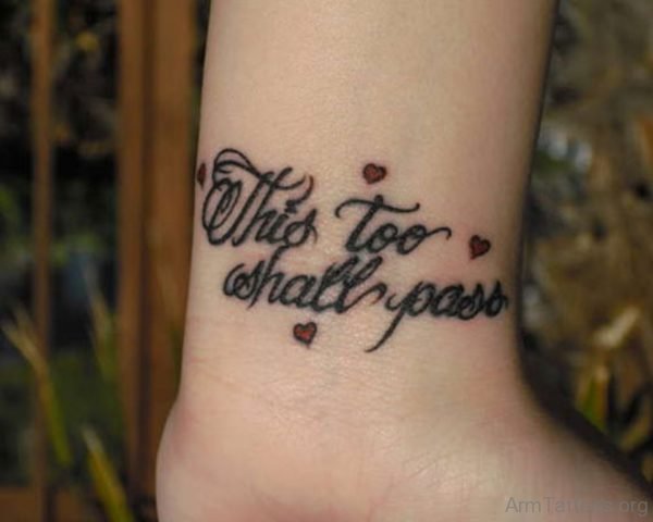 Quote Wrist Tattoo