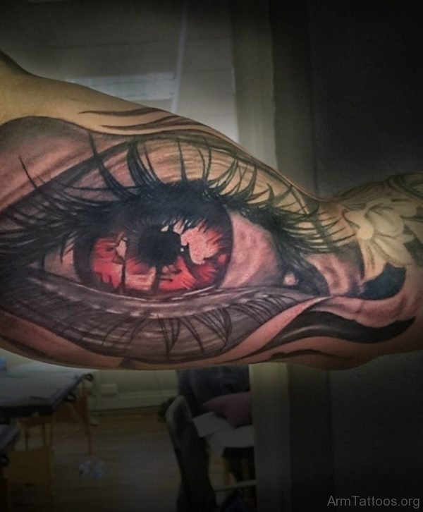 Realistic Eye Tattoo Design 