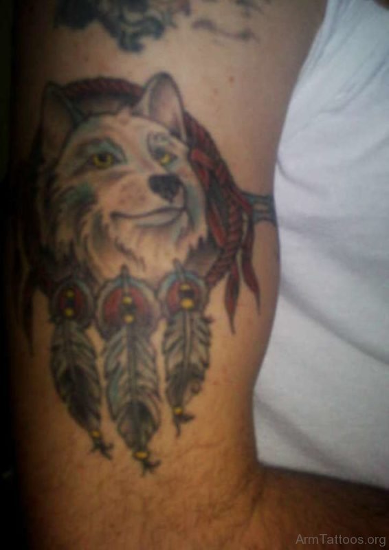 Realistic Wolf Tattoo Shoulder