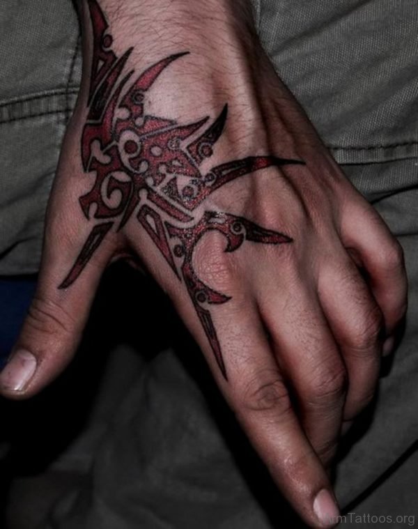 Red Ink Celtic Tattoo 