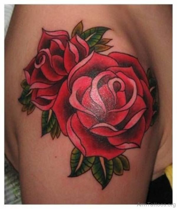 Red Rose Tattoo Design