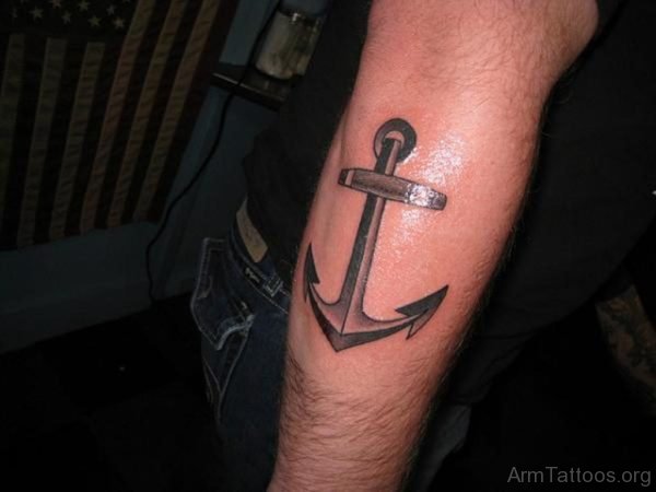 Right Arm Anchor Tattoo