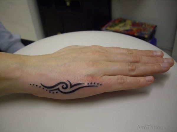 Right Hand Tribal Tattoo