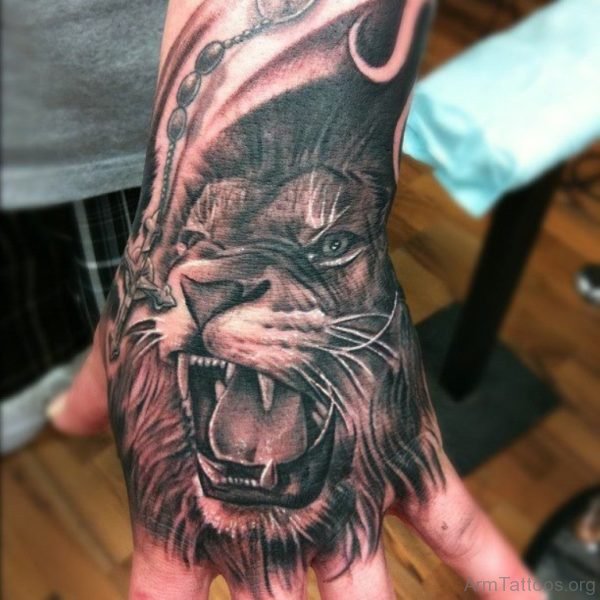 Roaring Lion Tattoo