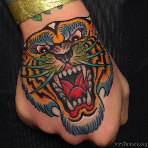 Roaring Tiger Tattoo 