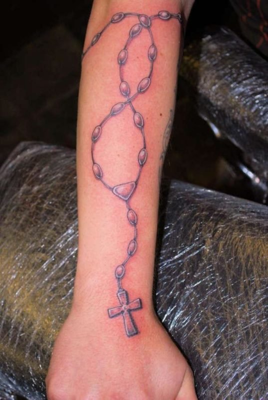 Rosary Cross Tattoo