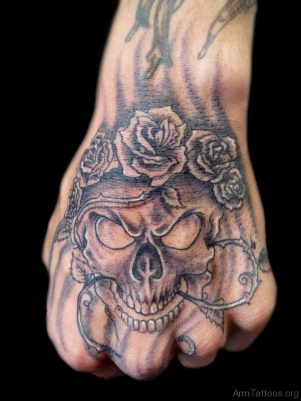 Rose And Skull Tattoo