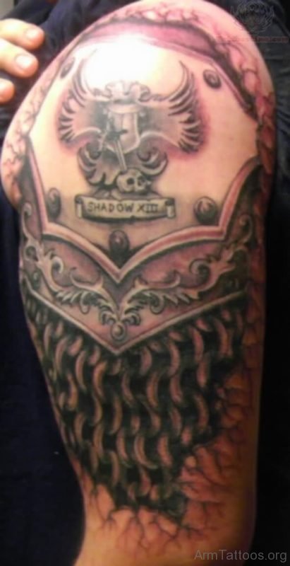 Shoulder Tattoo On Left Arm 