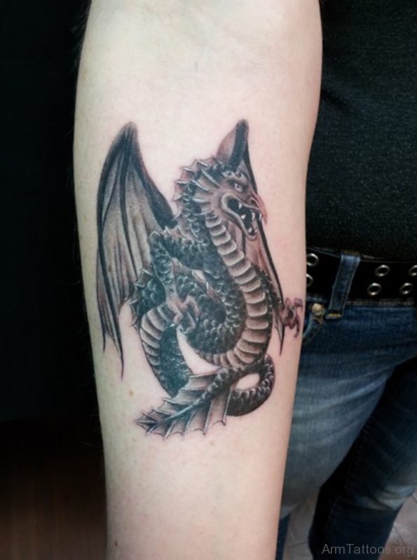 Simple Dragon Tattoo