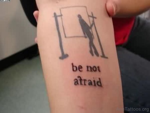 Simple Words Tattoos On Arm
