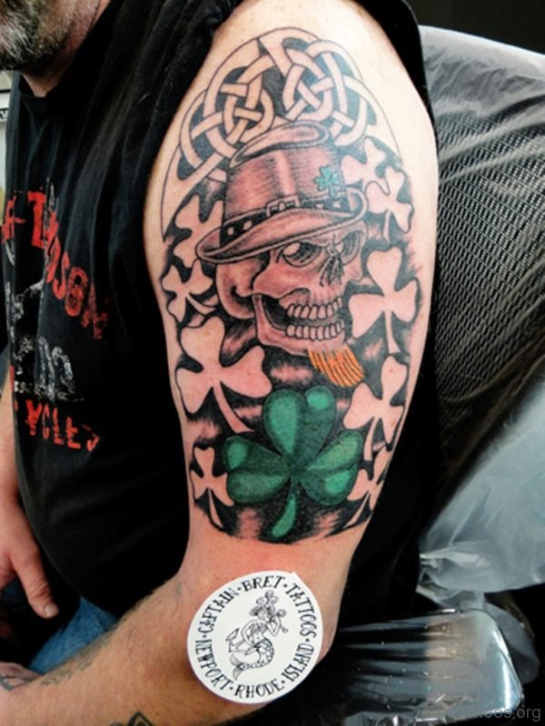 Skull And Celtic Tattoo