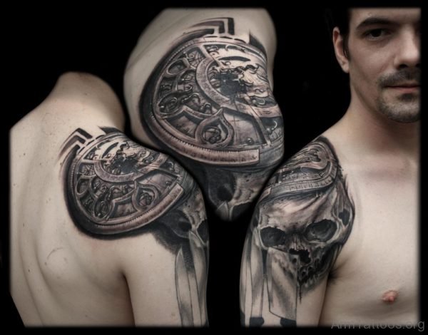 Skull Armour Tattoo designs  