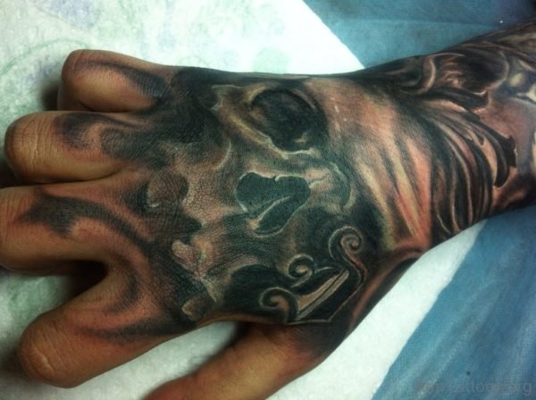 Skull Hand Tattoo