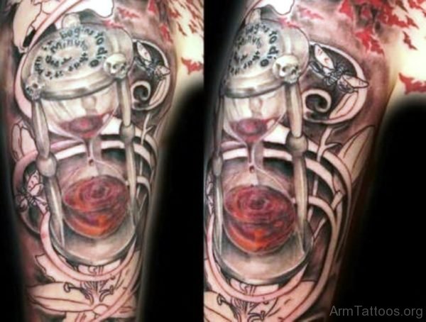 Skull Timer Tattoo 