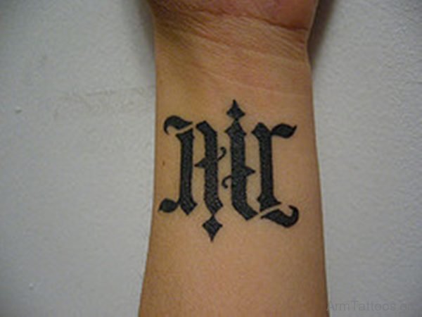 Small Ambigram Tattoo For Wrist