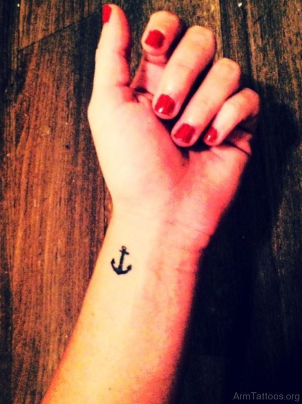 Small Anchor Tattoo 