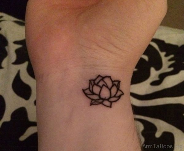 Small Lotus Tattoo 