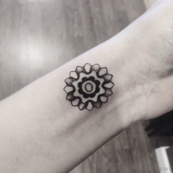 Small Mandala Tattoo 