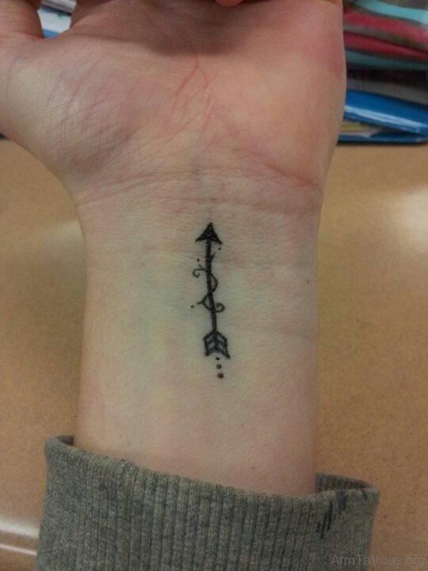 Small Wrist Arrow Tattoo