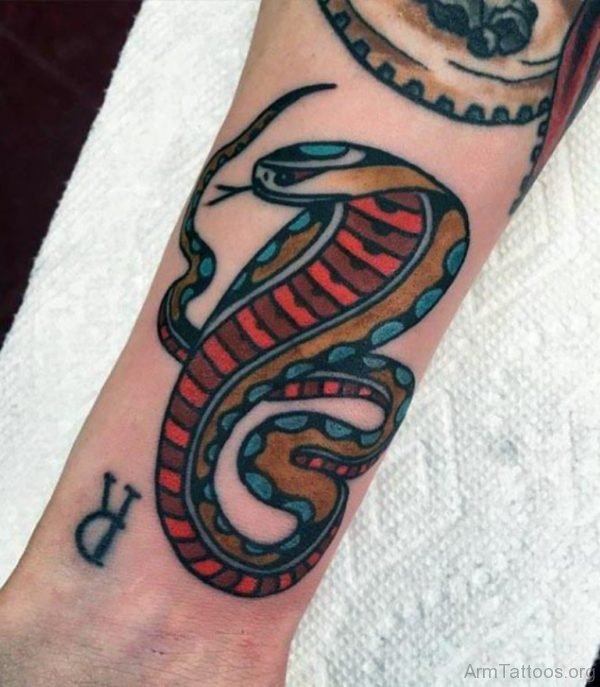 Snake Tattoo Design On Wrist 