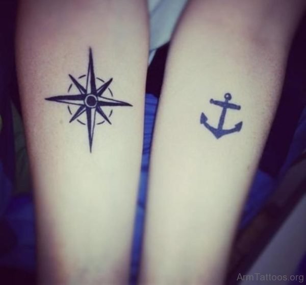 Star And Anchor Tattoo