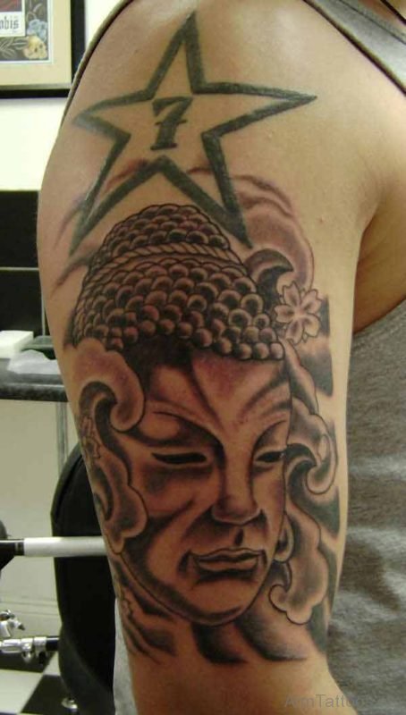 Star And Buddha Tattoo