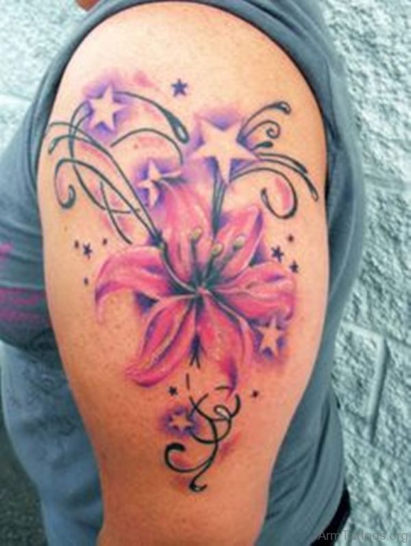 71 Beautiful Lily Flower Tattoos On Arm
