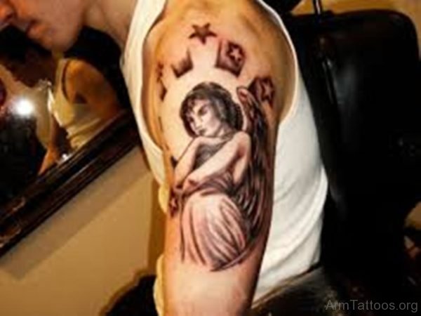 Star Angel Tattoo