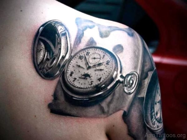 Stunning Clock Tattoo 