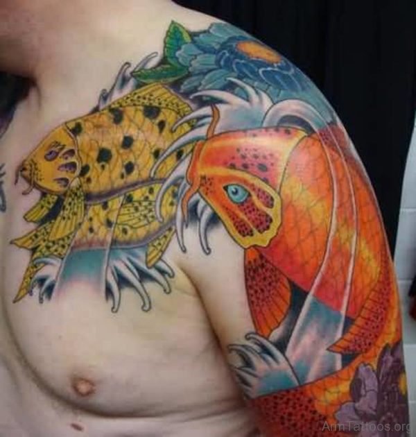 Stunning Fish Tattoo Design 