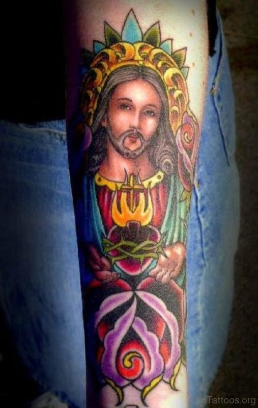 Stunning Jesus Tattoo