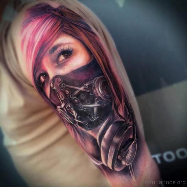 Stunning Mask Tattoo