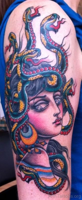 Stunning Medusa Tattoo Design