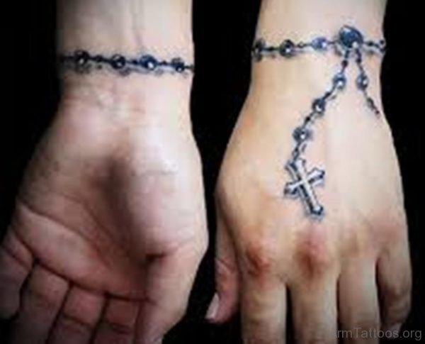 Stunning Rosary Tattoo