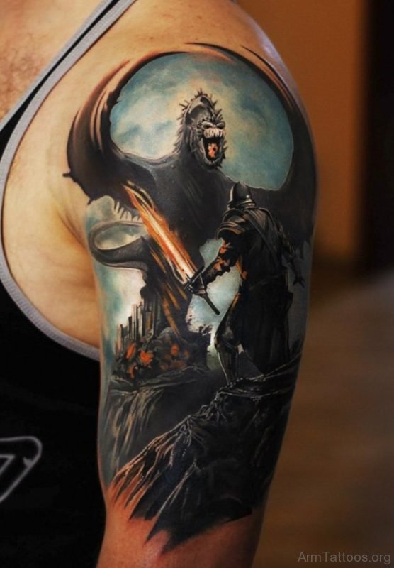 Stunning Warrior Tattoo