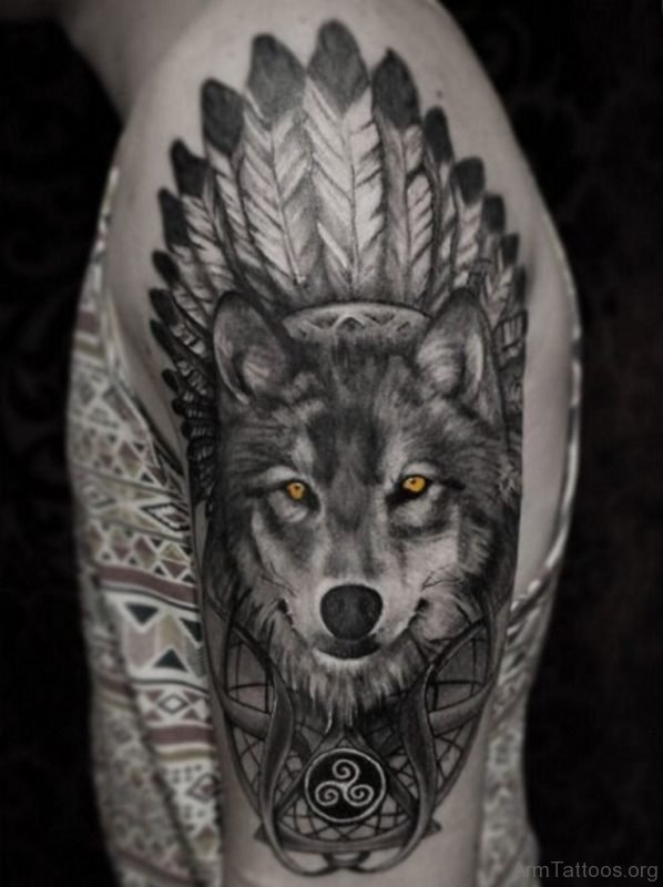 Stunning Wolf Tattoo 