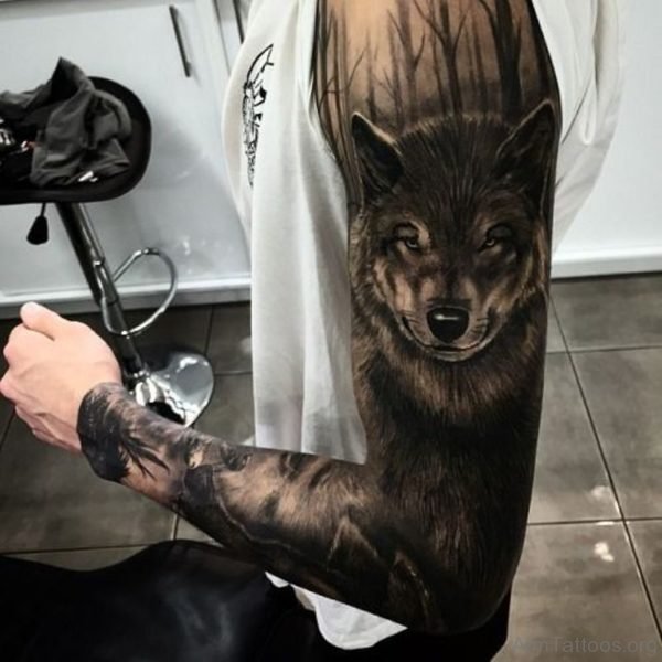 Stunning Wolf Tattoo
