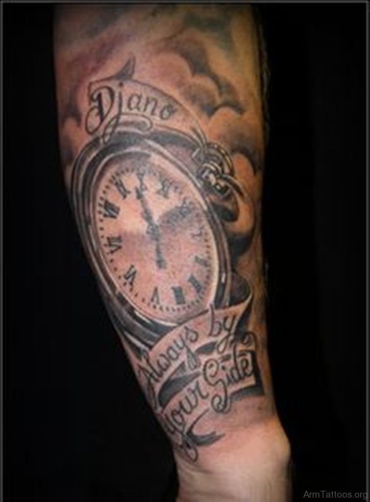 75 Classy Clock Tattoos On Arm