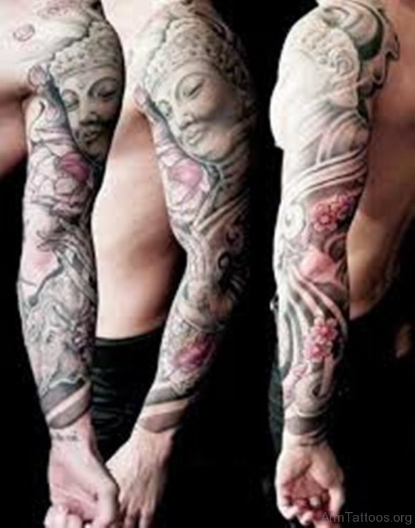 Stylish Buddha Tattoo