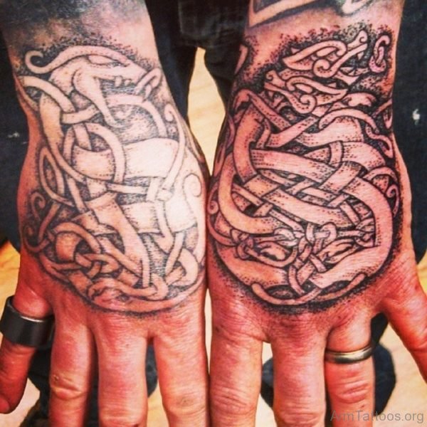 Stylish Celtic Tattoo On hand