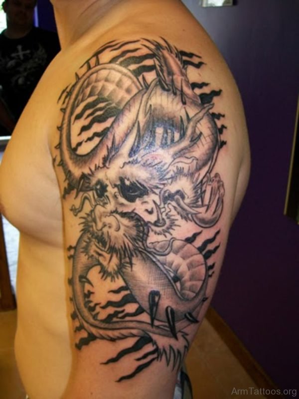 Stylish Dragon Tattoo 