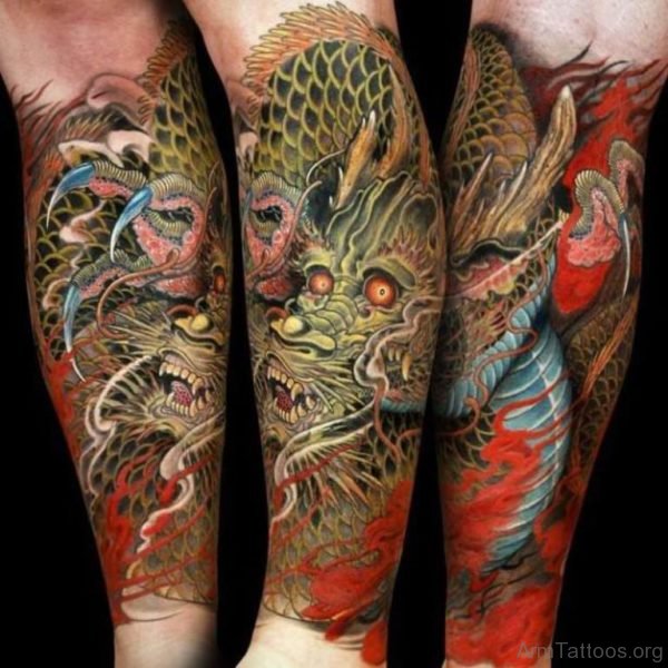 Stylish Dragon Tattoo 