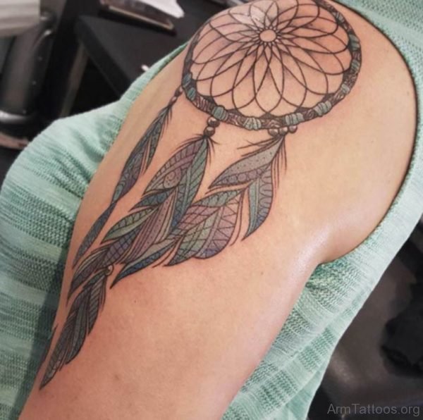 Stylish Dreamcatcher Tattoo